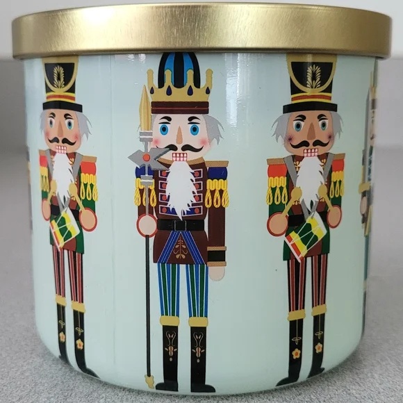 *FLASH SALE!*Nutcracker Candle with Gold Lid - Picture 1 of 4